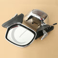Chrome Rear View Mirrors with Turn Signal Lens for Honda Goldwing GL1800 (2001–2017)