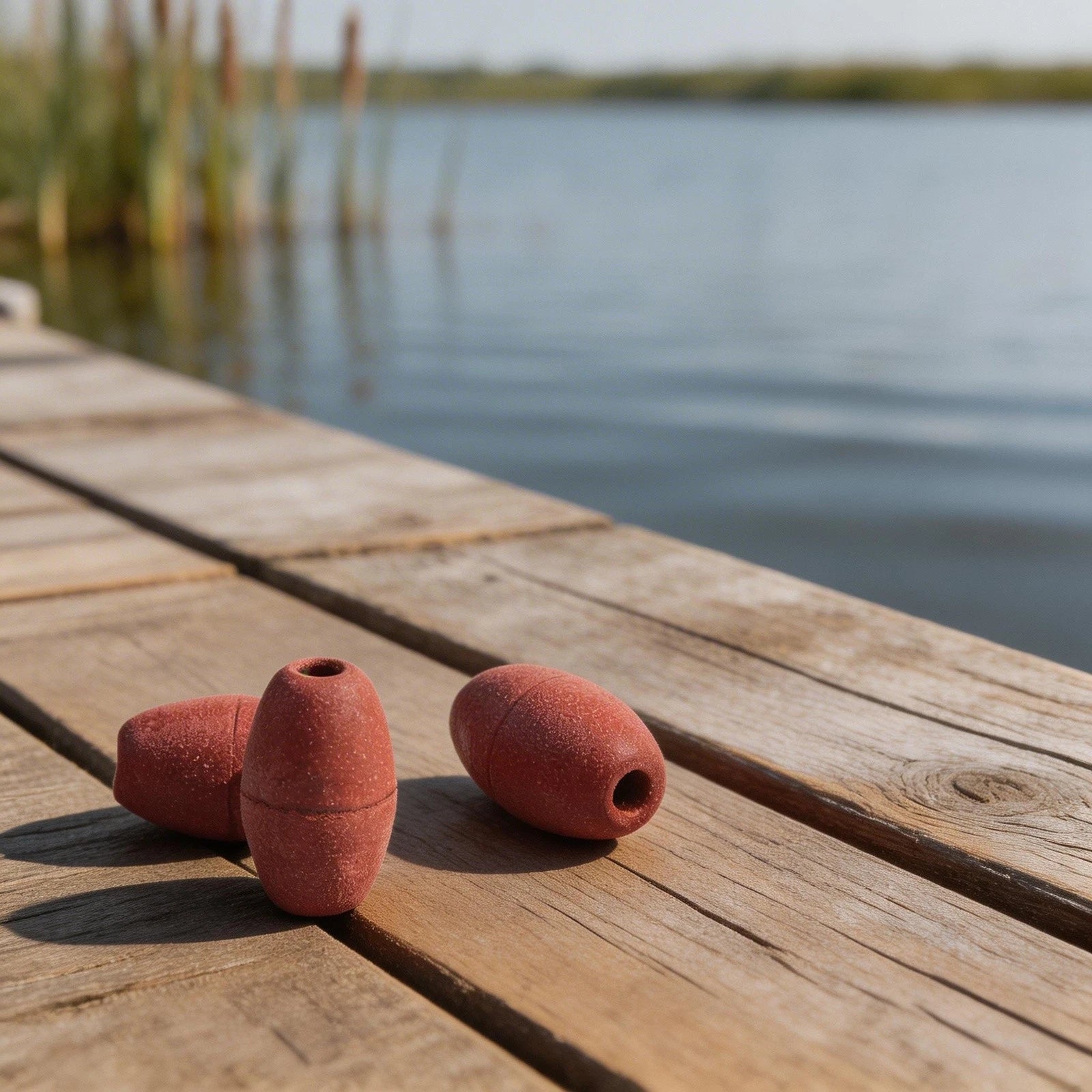 20X PVC Perforated Float Balls for Deep Water Fishing Net