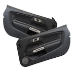 PVC Leather Door Panel Insert for Ford Mustang (2015–2020) Black