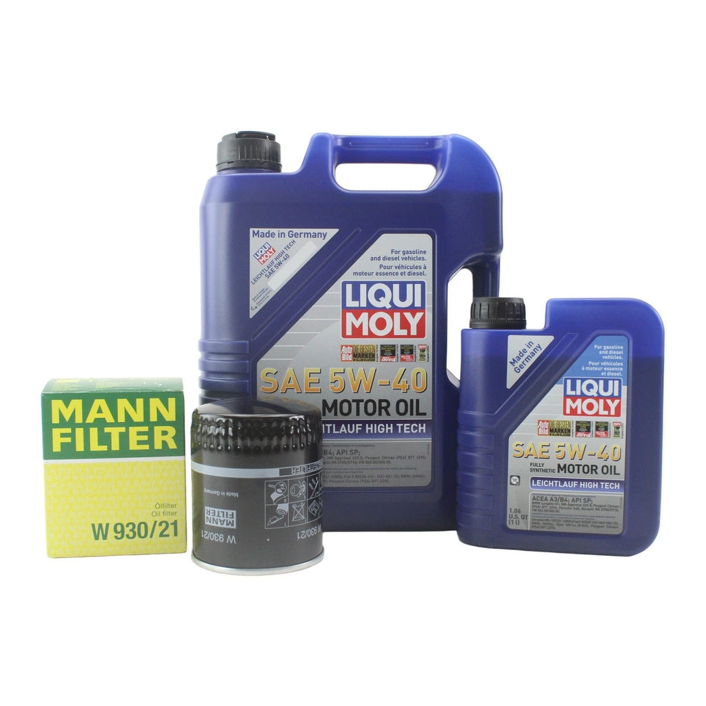Oil Change Kit for Audi 2.7/2.8L (2000–2006) - 6L Liqui Moly 5W-40