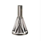 Chamfer Drill Bit for Metal Deburring Tool (Silver Triangle Hexagon)