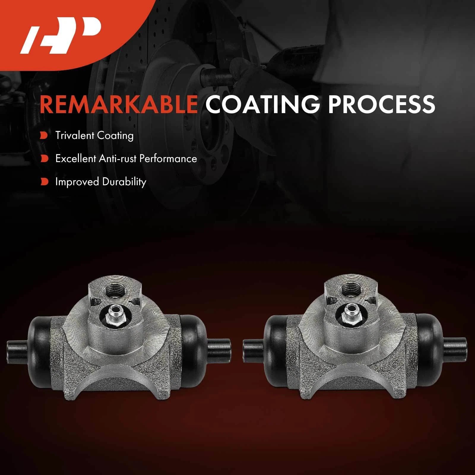 2Pcs Rear Brake Wheel Cylinder for Buick Chevy GMC Pontiac