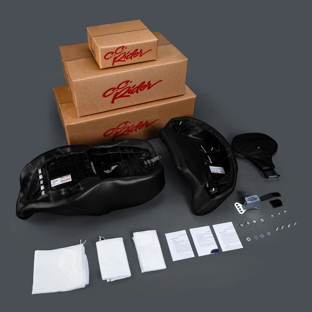 Driver & Passenger Seat Backrests for Harley Electra Street Glide (2014-2023)