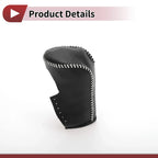 Gear Shift Knob Cover for Honda Accord 2008-2012 Pebbled Black Beige