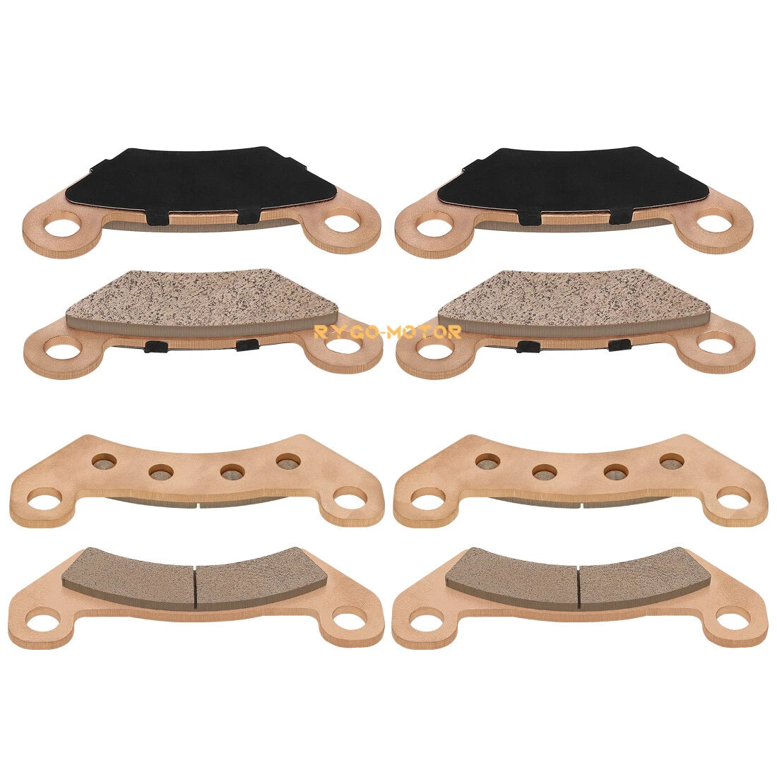 Sintered Front & Rear Brake Pads for John Deere Gator XUV 625i 825i 825E 825M