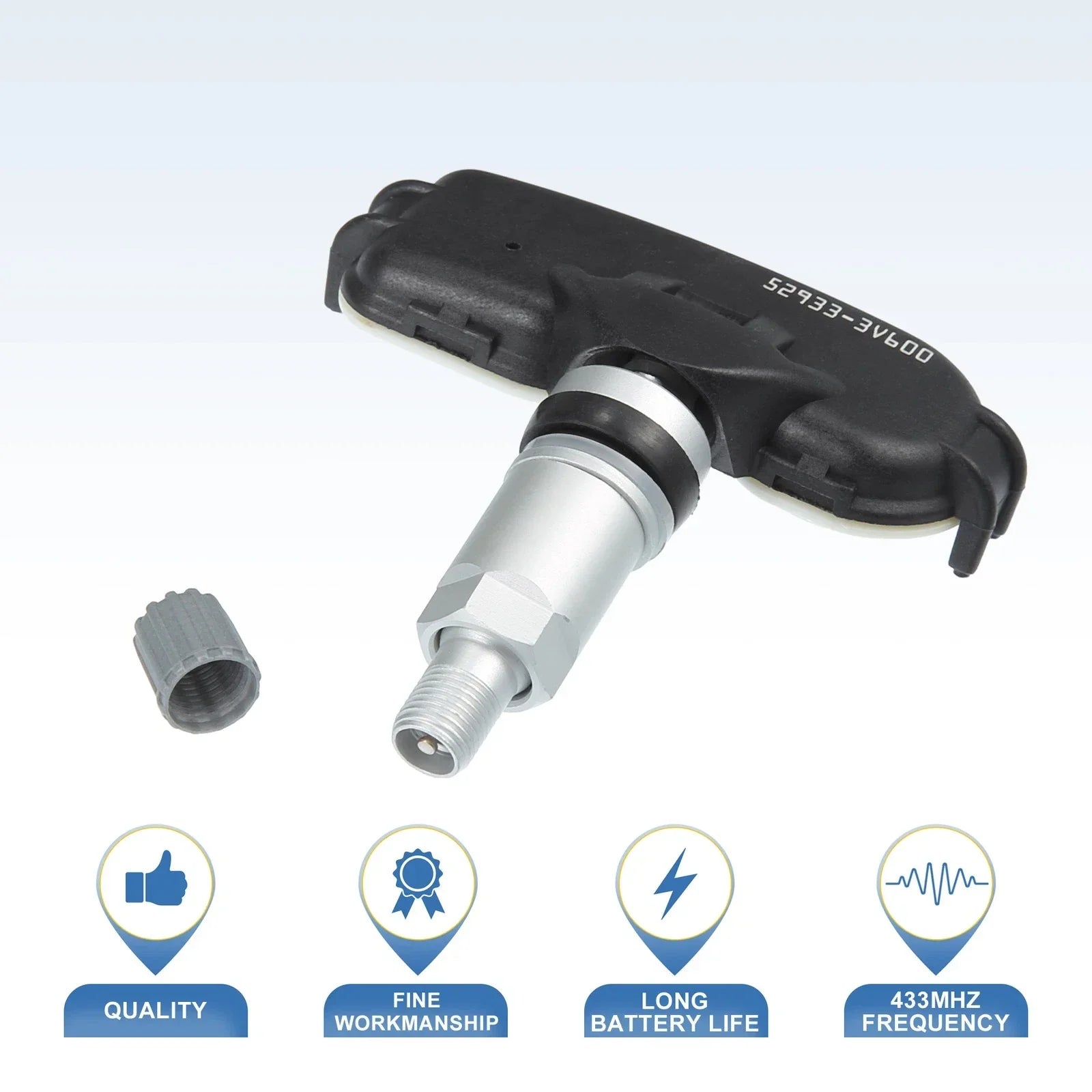 4 x 433MHz Car TPMS Sensors for Hyundai Grandeur (2014-2016)