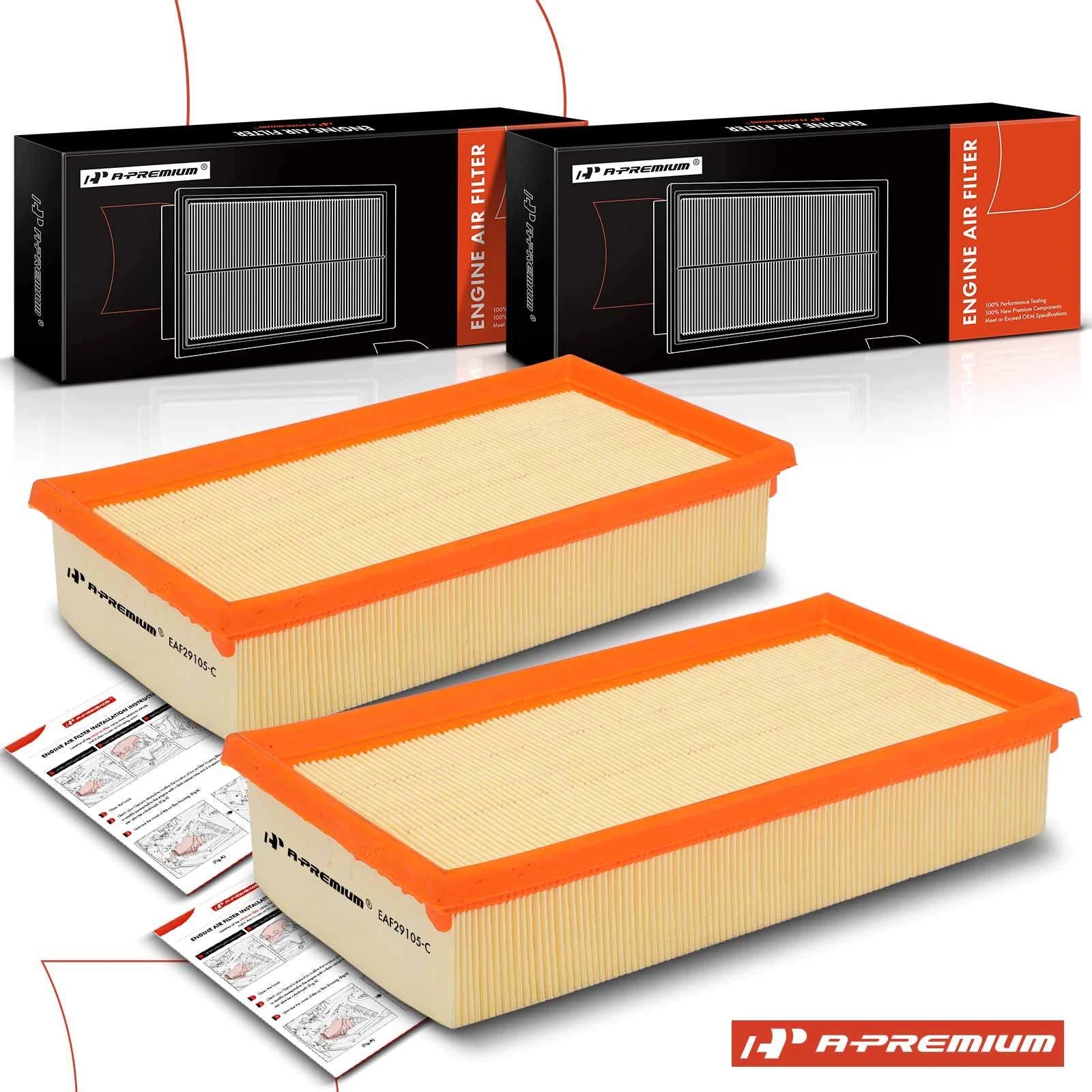2X Engine Air Filter for BMW X5 (2001–2006)