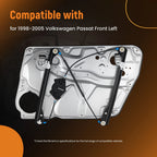 Front Left Window Regulator for Volkswagen Passat (1998–2005) 3B1837461 740368