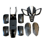 Mud Guard Foot Rest for 49cc Mini Quad Dirt Bike ATV (Black)