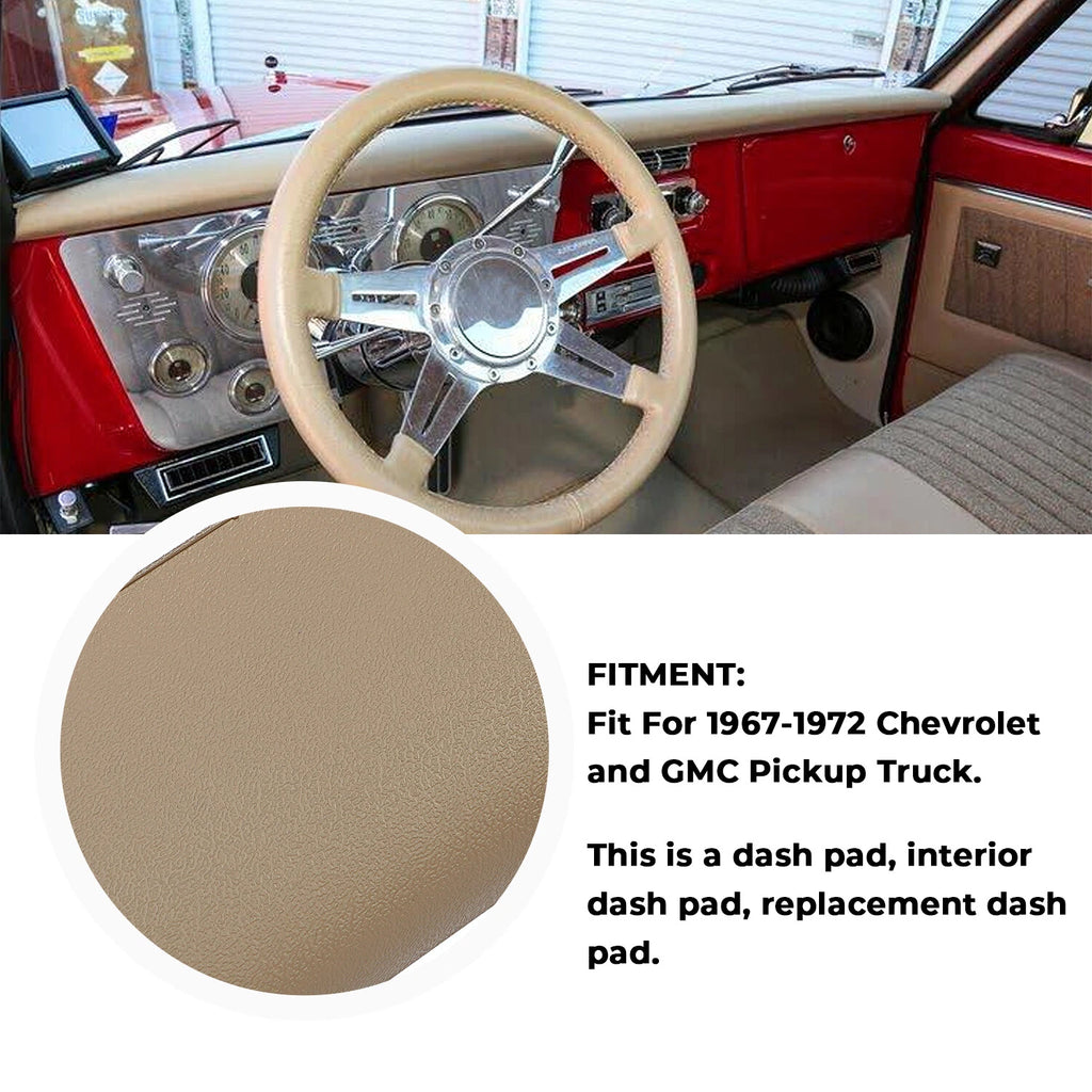 Dash Pad Cover for Chevy GMC C10 Truck (1967–1972) - Brown
