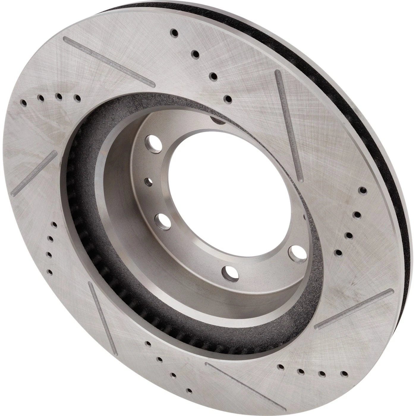 Disc Brake & Pad Kit for Tacoma (2005–2015) Front Cross-Drilled Ceramic