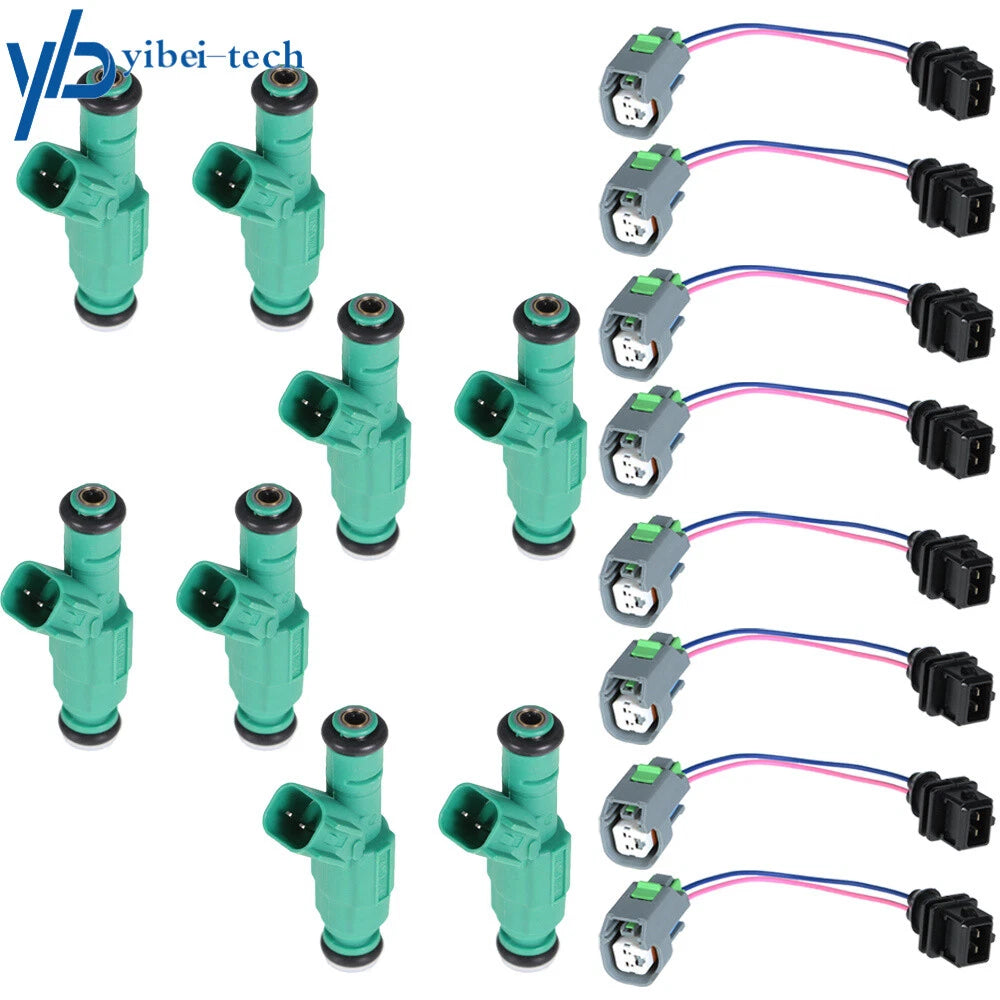 8 Pcs Fuel Injectors for Dodge Ram 1500 2500 3500 (1996–1999) 0280155789