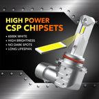 2X H10 9140 9145 LED Fog Light Bulbs 6500K for Ford