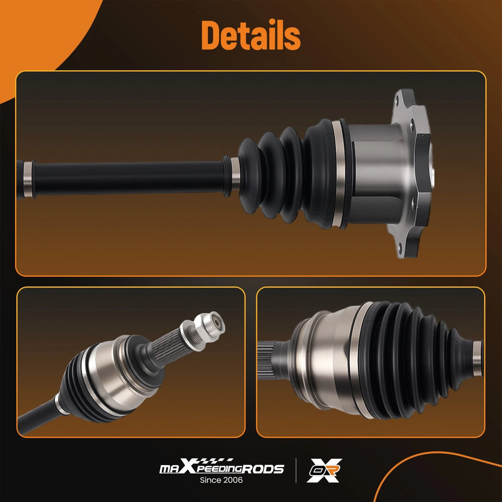 2X CV Axle Assembly for Cadillac Escalade, Chevy Silverado 1500, GMC Yukon