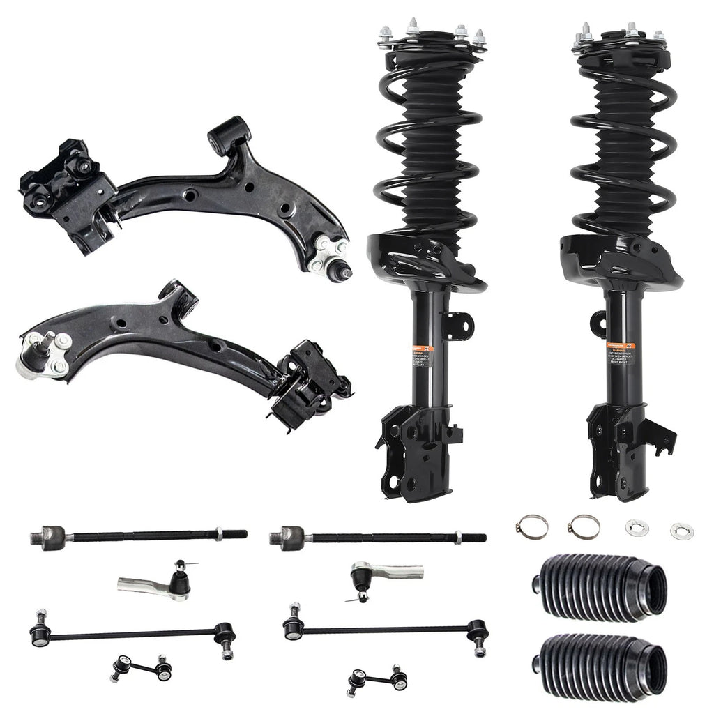Front Shock Struts Control Arms Sway Bars Kit for Honda CR-V (2007–2011)