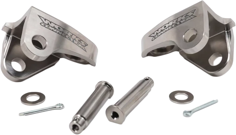 WORKS Foot Peg Mount Titanium for Honda CRF250/450 (2019)