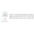 Marine Deck Drain for 316 Stainless Steel