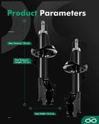 Set of 2 Front Shocks Struts for Mazda MPV (2001–2006) 3.0L V6