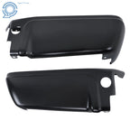 Set of 2 Black Rear Step Bumpers for Ford F250 F350 (2008–2016)