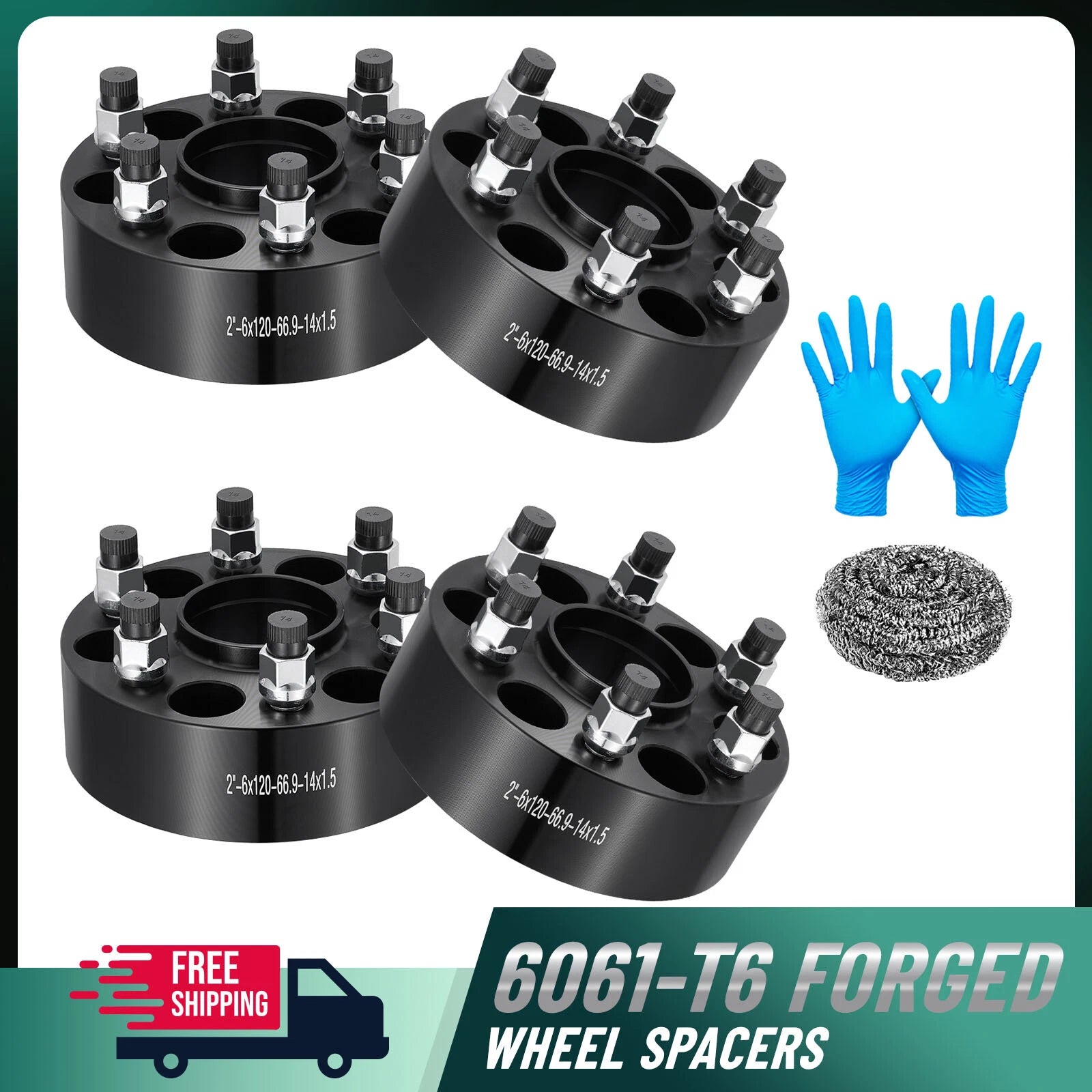 2" Hub Centric Wheel Spacers for Saab 9-4X & GMC Canyon (2015–2019)