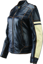 Kuryakyn River Road Vintage Leather Jacket for Women (Small)