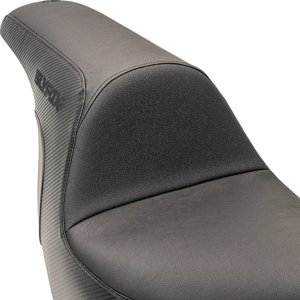 Lowrider Drifter Seat for SLYFOX (Black Logo, Smooth Vinyl, Carbon Fiber)