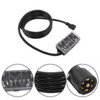 7 Way Trailer Cord Plug Wiring Harness Kit for Universal Use (16FT)