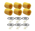Set of 6 Engine Oil Filters for Lexus Toyota (Metal Free)