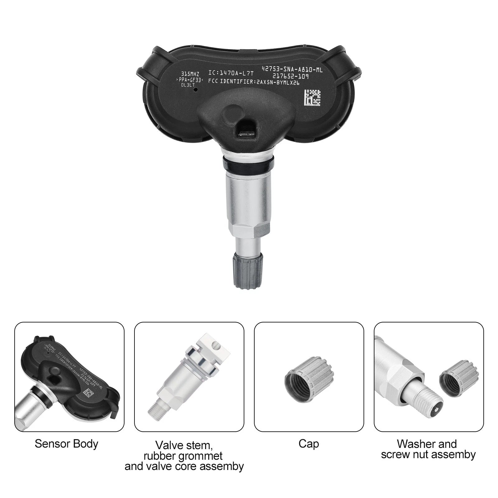 TPMS Tire Pressure Sensor for Honda Fit 1.5L (2009-2014)