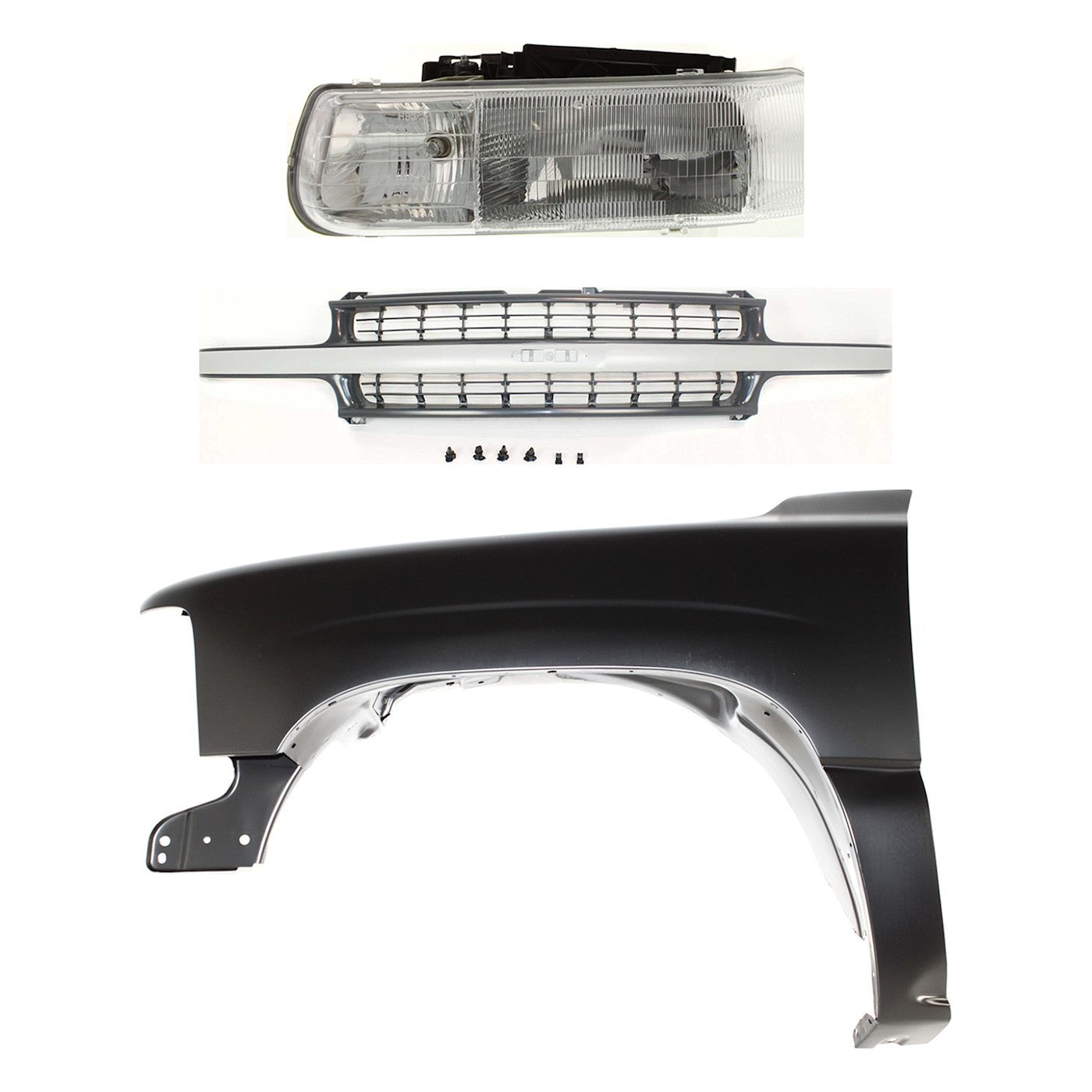 Fender and Headlight Kit for Chevrolet Silverado 1500 (1999–2002)