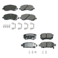 Brake Pads Kit for Chrysler Dodge Mitsubishi (Akebono ProACT)