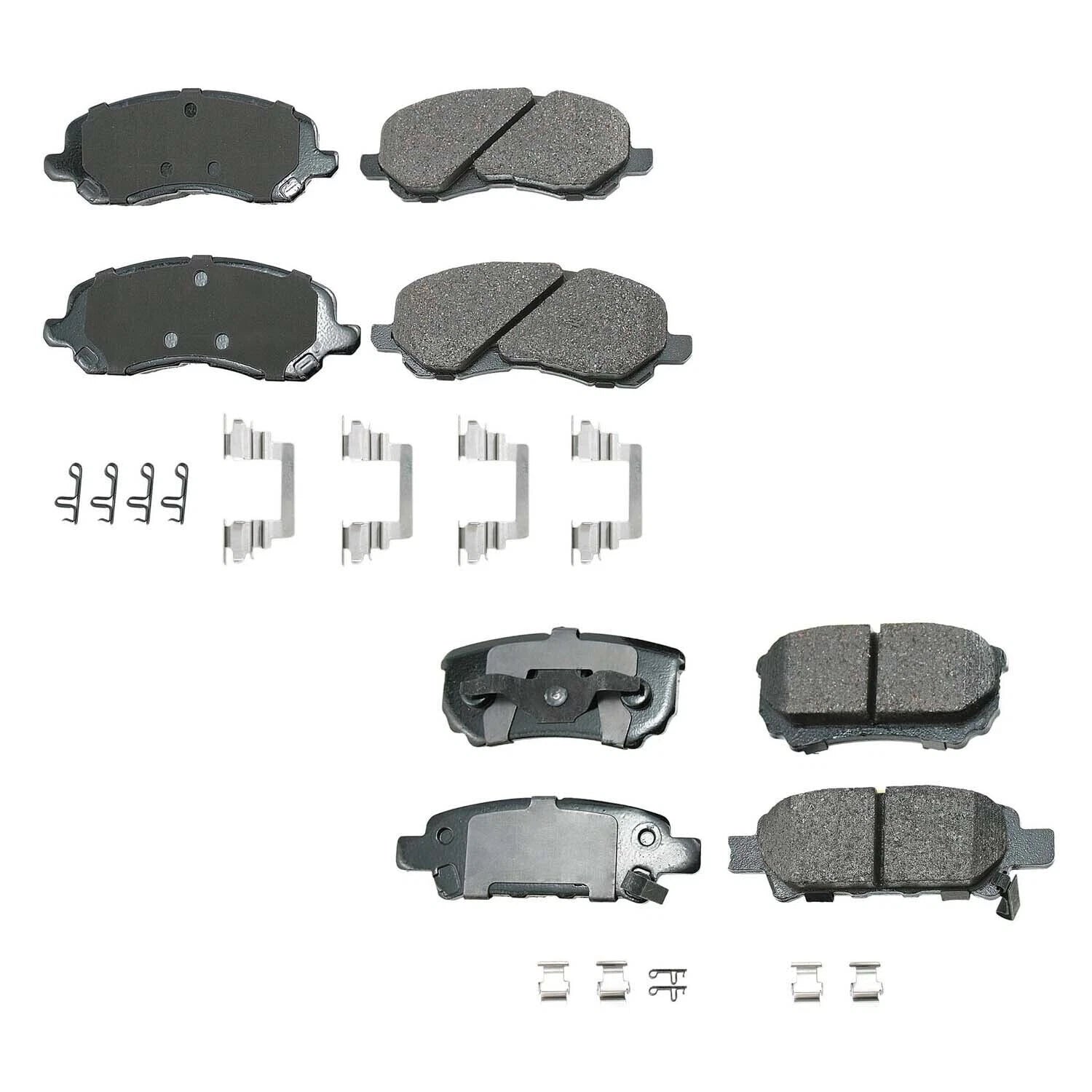 Brake Pads Kit for Chrysler Dodge Mitsubishi (Akebono ProACT)