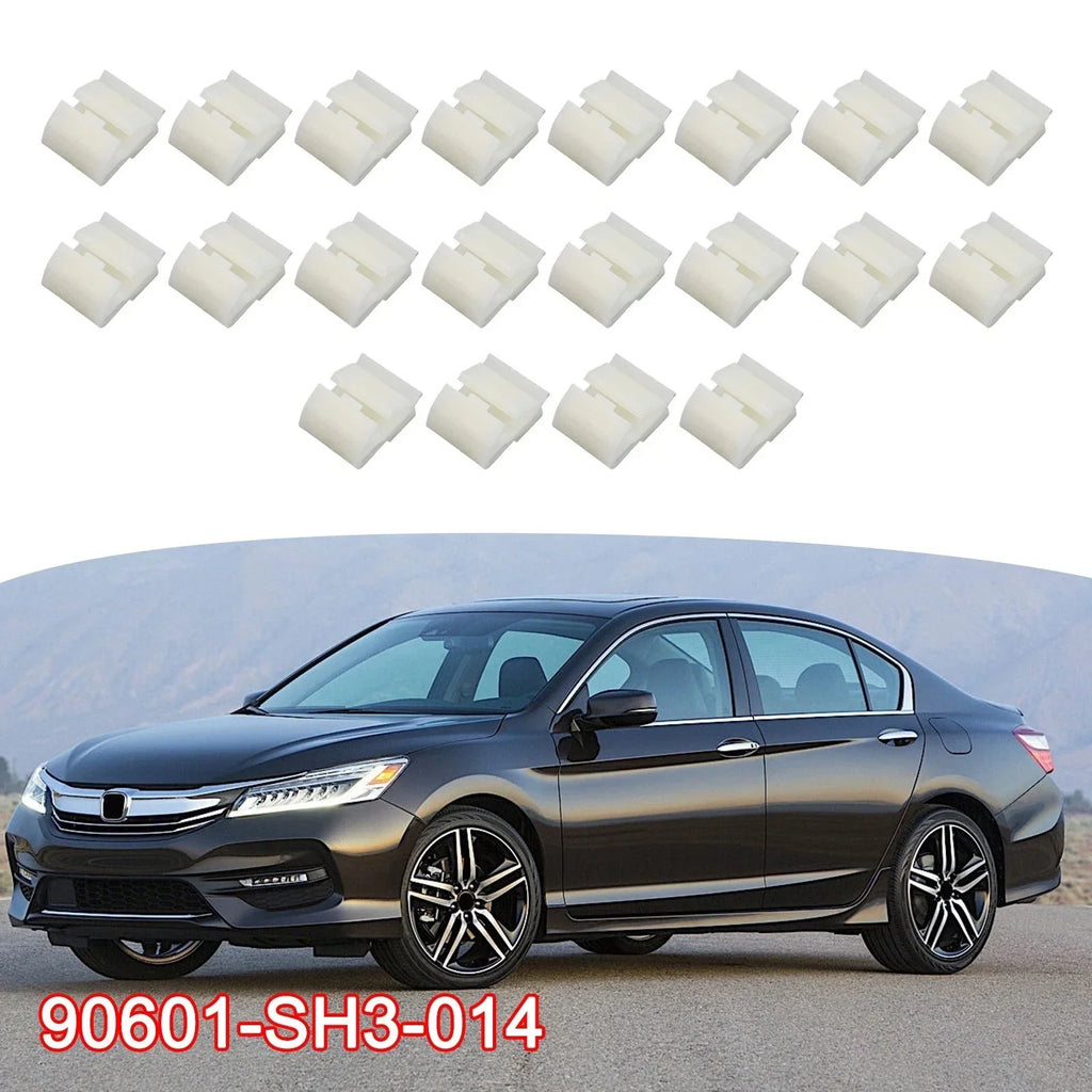 2 x Front Door Belt Clip Fasteners for Honda Civic