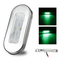 Stainless Steel Bezel LED Courtesy Light for Marine Applications (Clear Lens)