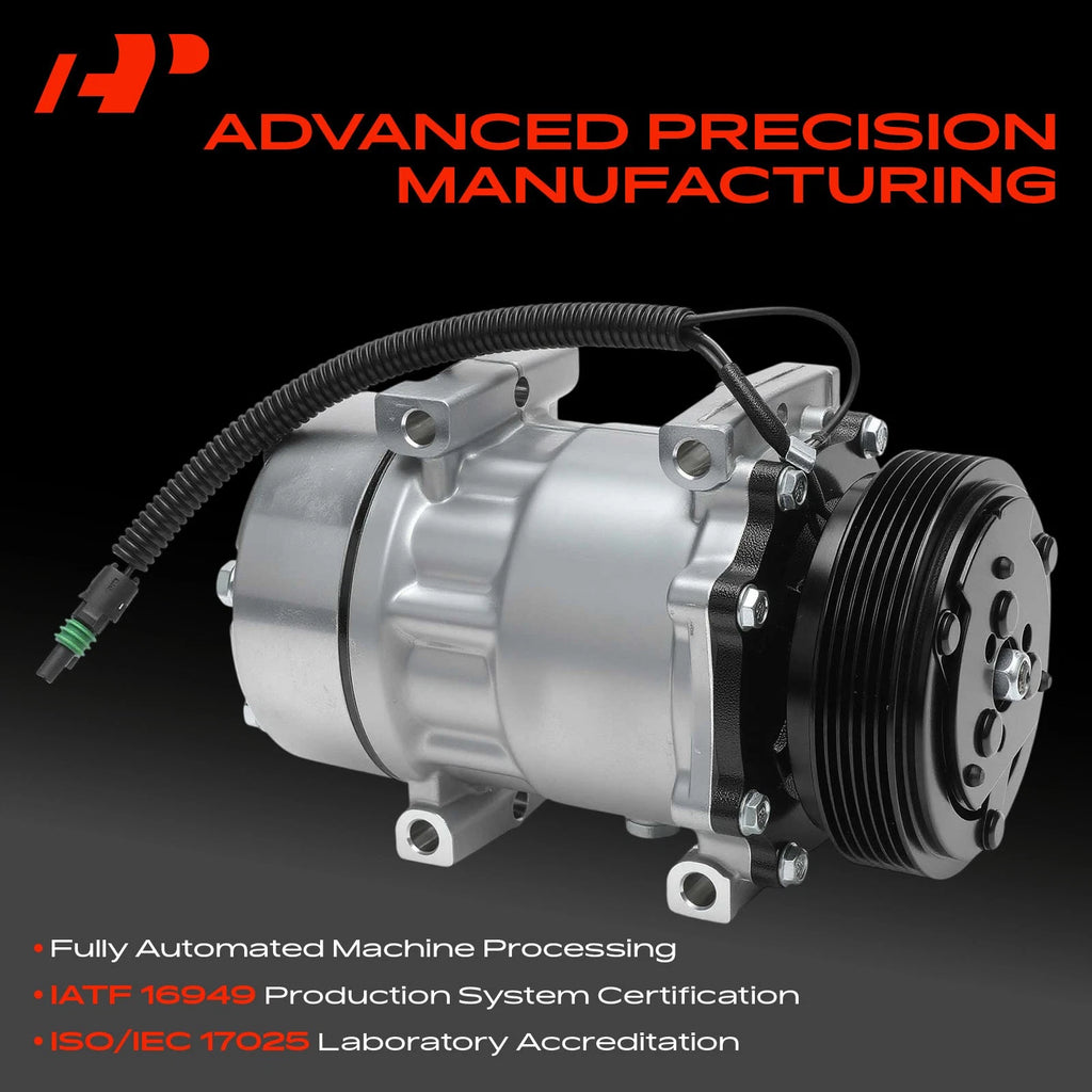 A/C Compressor with Clutch for Jeep Cherokee XJ (1994–1996) Wrangler YJ (1994)