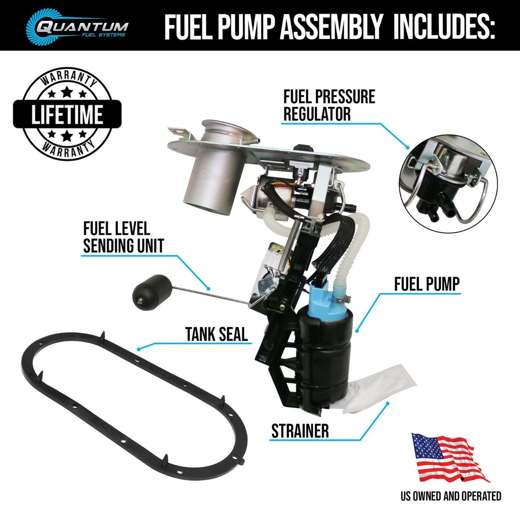 QFS In-Tank Fuel Pump Group Module for Harley FLHT FLTRI FLHTPI (2002–2005)