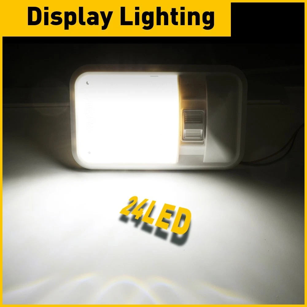 12V LED Dome Light for RV Boat Camper Trailer (Single, Interior)