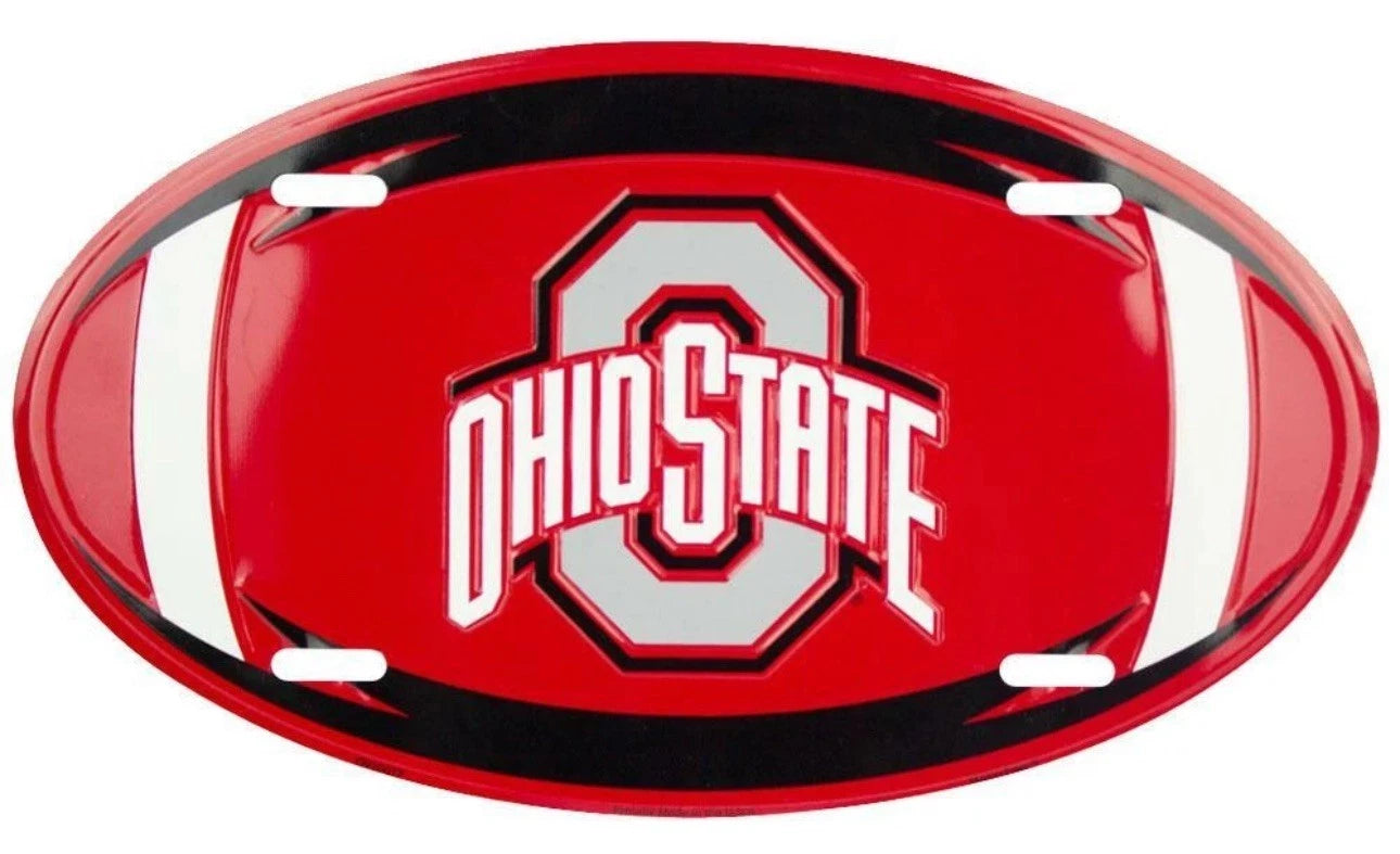 Ohio State Buckeyes License Plate for Car Truck (Metal Sign)