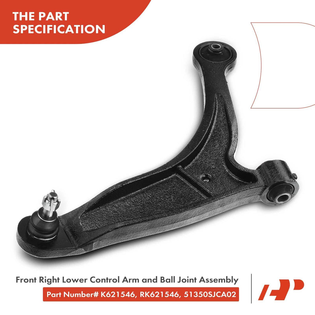 Set of 4 Front Lower Control Arm Sway Bar Links for Honda Ridgeline (2006–2014)