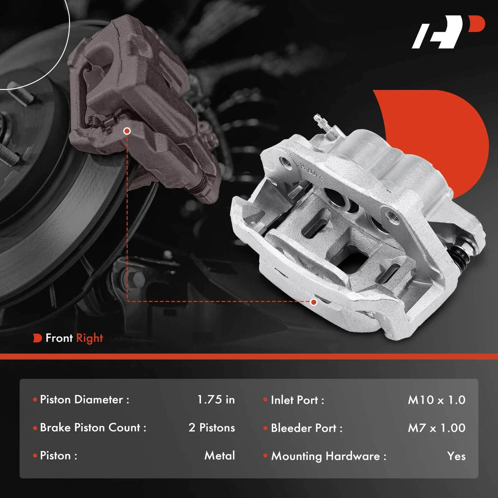 Front Right Disc Brake Caliper w/ Bracket for Toyota Supra Lexus SC300 (1993–2000)