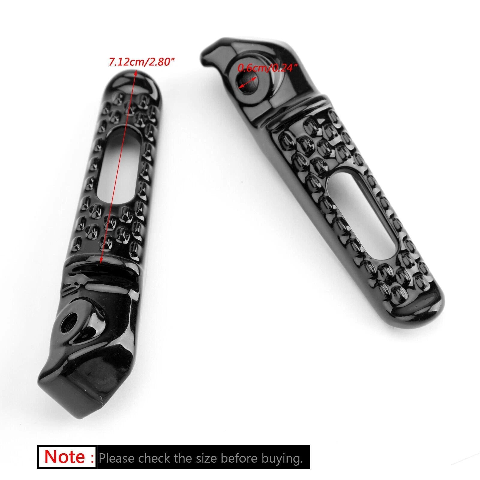 Rear Foot Peg Footrest for Honda CB1000R CBR600RR CBR1000RR VTR1000 VTR1000S (2008–2023)
