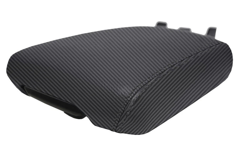 Center Console Lid Armrest Cover Carbon Fiber for Kia Telluride (2020)
