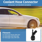 Engine Coolant Hose Connector for Volkswagen Beetle (2006–2010) No. 1J0-122-291B