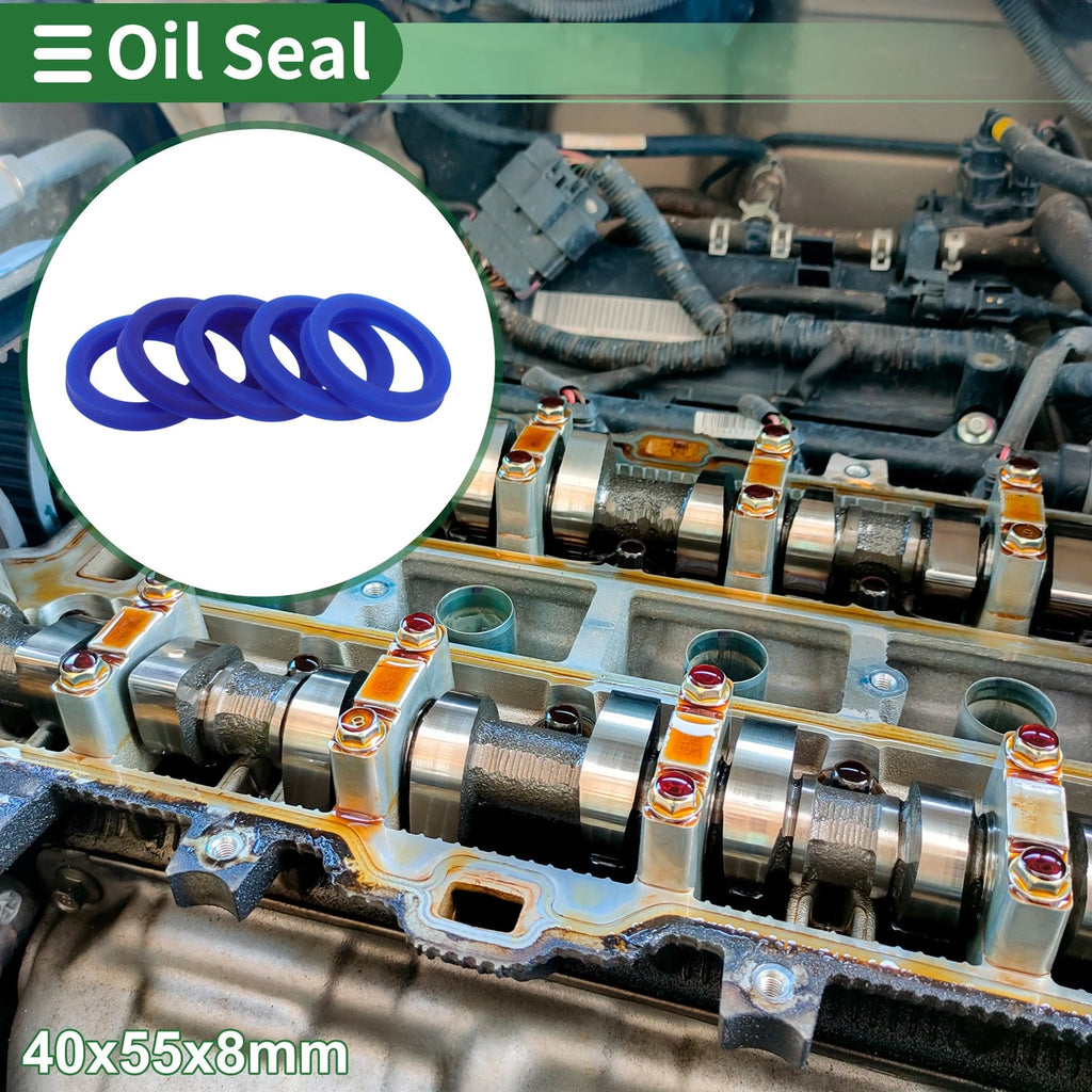 Set of 5 Oil Seal Rotary Shaft Seal 40x55x8mm for Various Models