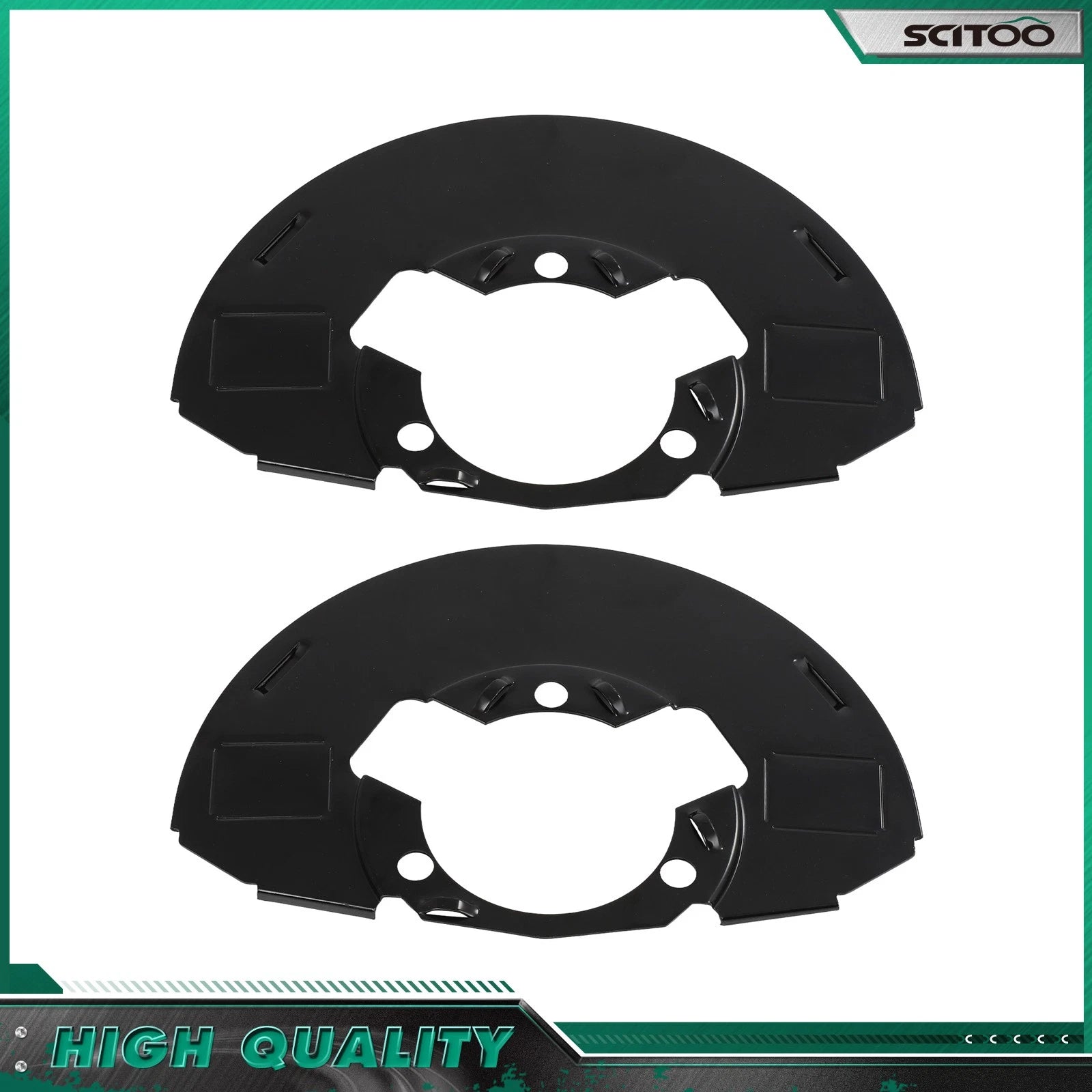 Front LH & RH Brake Backing Plate for GMC Sierra 1500 HD (2005–2006)