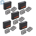Set of 2 Ultra Precision 1-2-3 Blocks for Machinists (23 Holes)