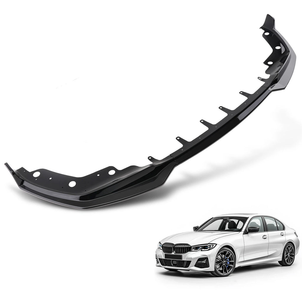 Front Aero Guard Set for BMW G20 330i 330e M340i (2019–2022) Black