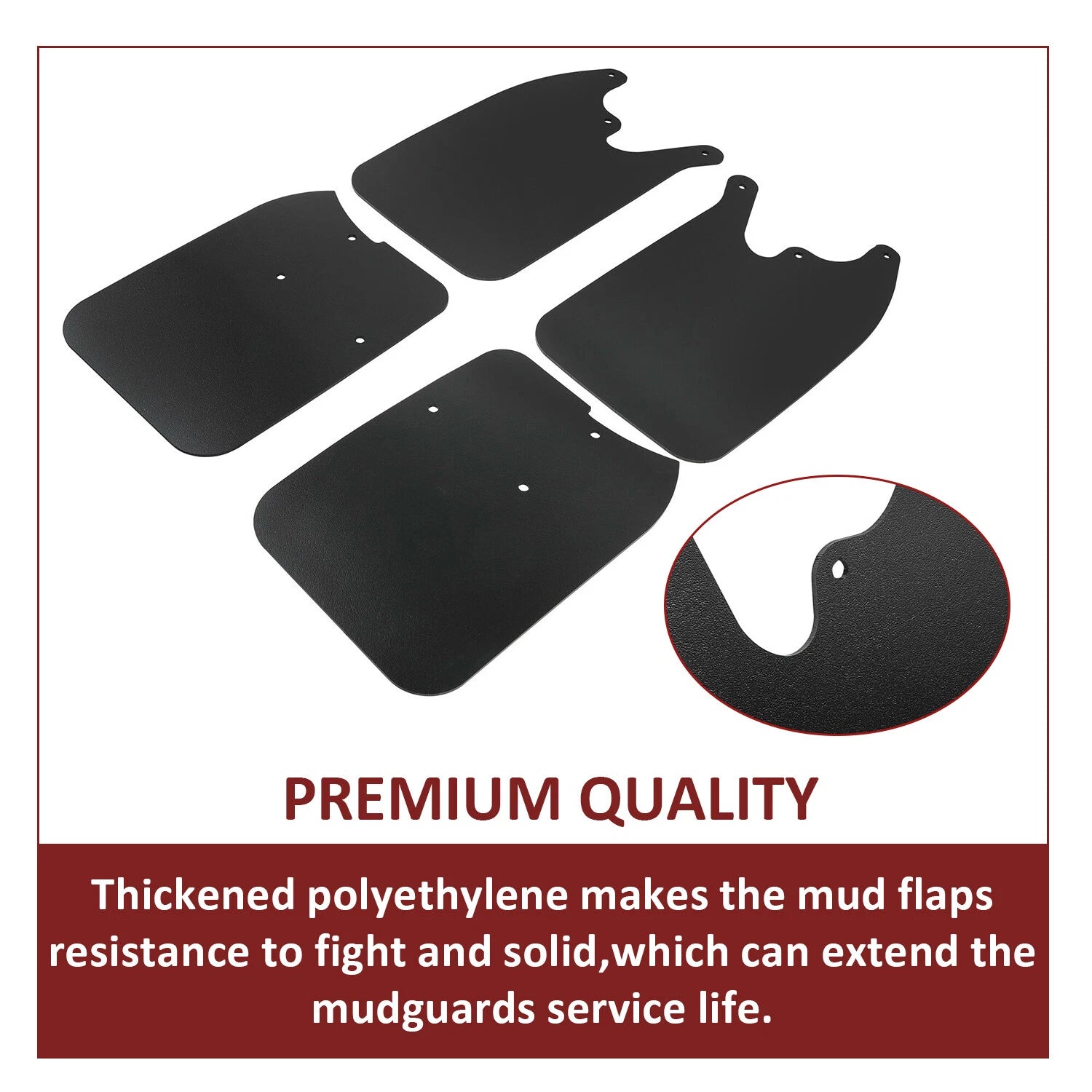 Mud Guards for Tacoma 4x4 1995–2004 with Flares