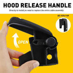 Hood Latch Release Pull Handle Cable for Chevrolet Silverado GMC Sierra (1999–2006)