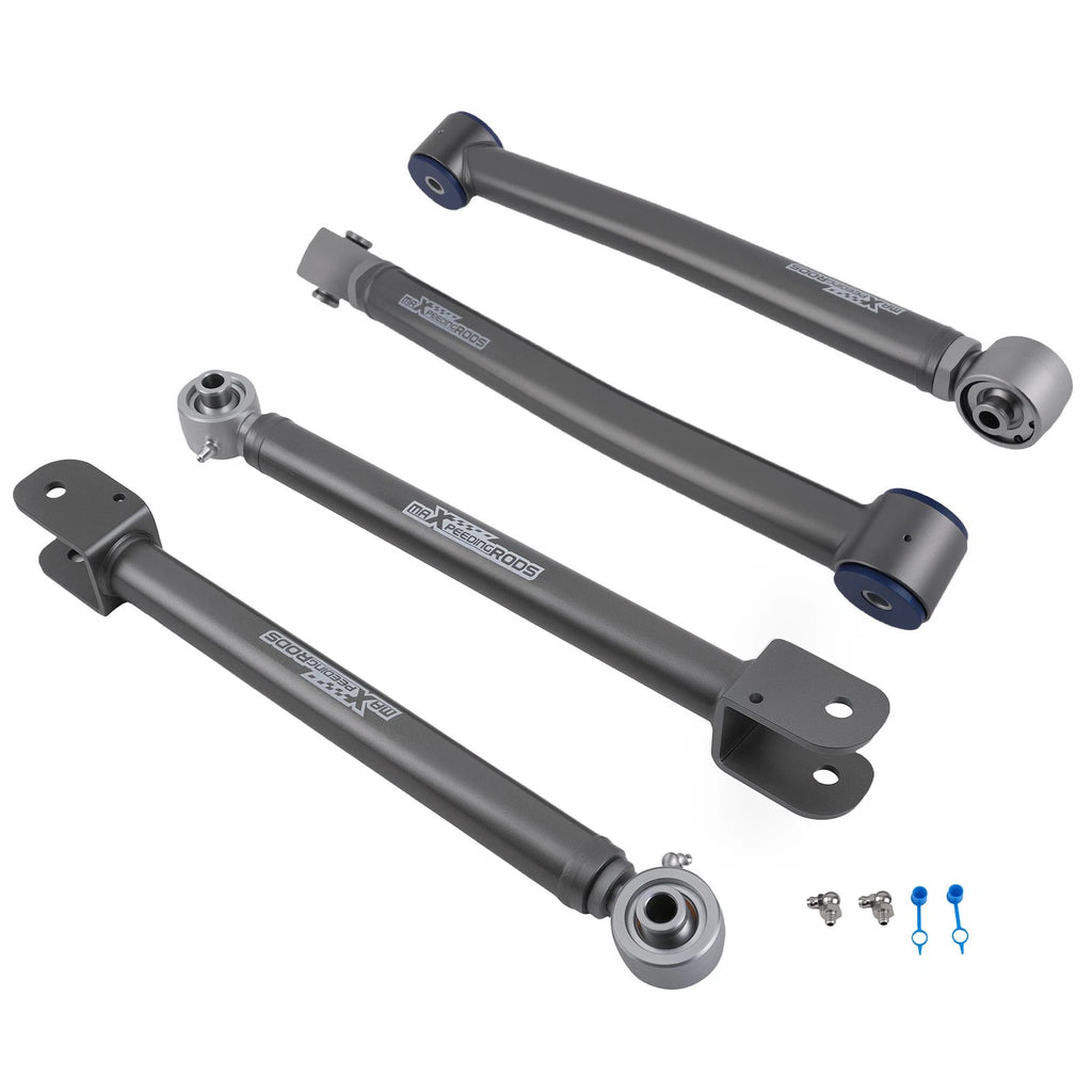 Set of 2 Adj. Front Upper & Lower Control Arms for Jeep Wrangler JK (2007–2018)